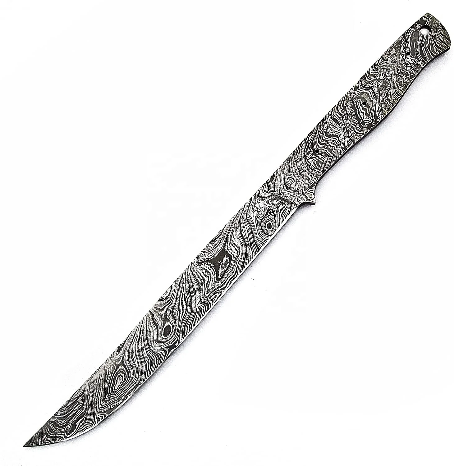 Damascus Blank Blade Fish Fillet Hand Forged 13.50 inches for Fishing Hunting Knife