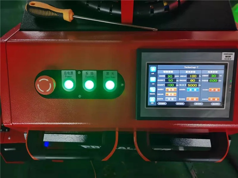 Prima Aluminum portable fiber laser welder 3in1 weld cleaning machine