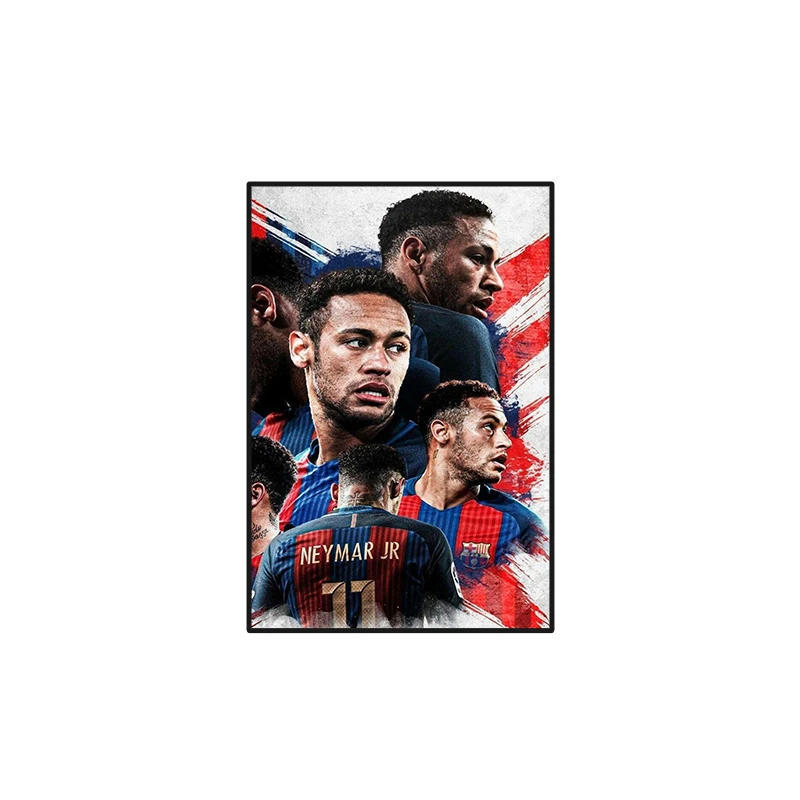 Спортивный 3d линзовидный постер Neymar настенный Декор печать изменяющая картинка для домашнего декора
