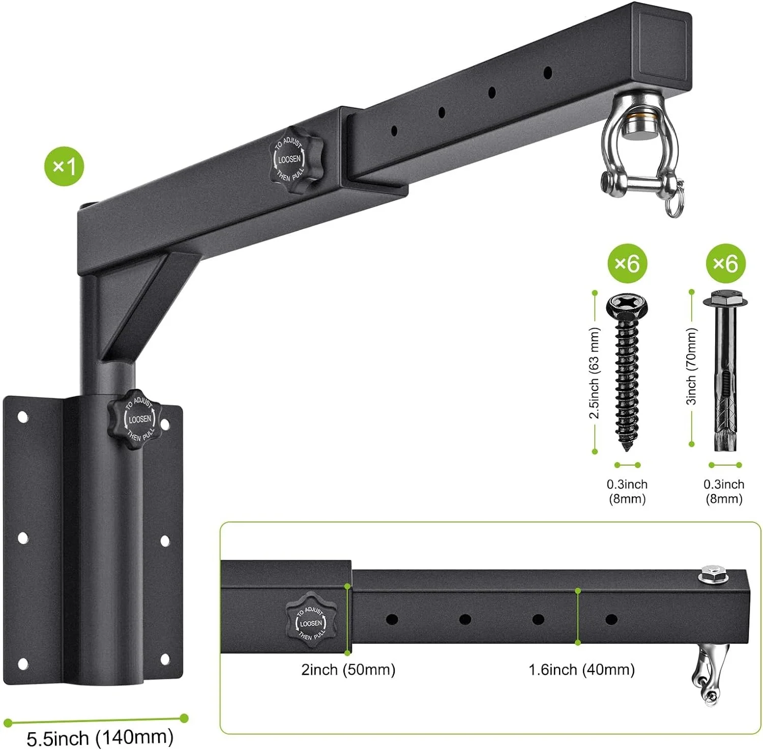 Heavy Punching Bag Rack Wall Mount Bracket Boxing Hangers Wall Mount Heavy Bag Hanger Heavy Duty Punching Bag Stand 800 LB