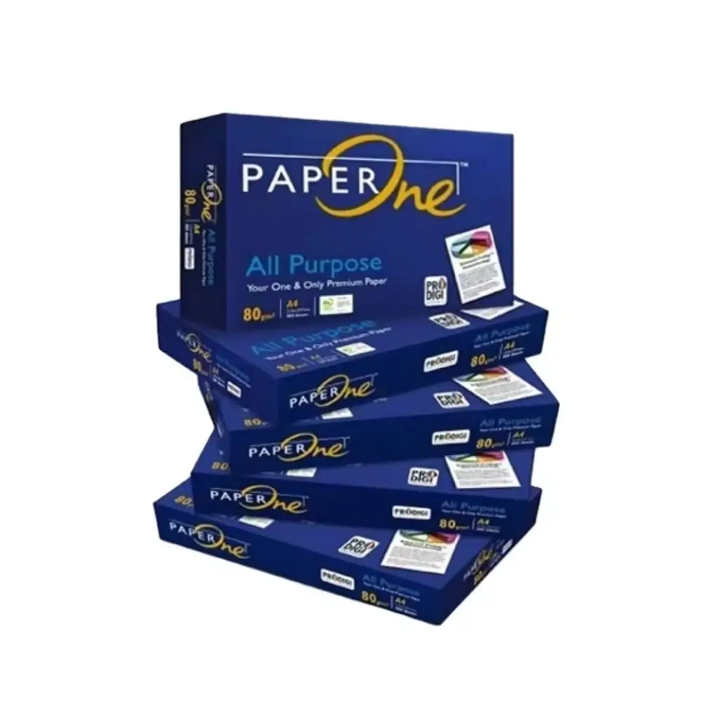 Оригинальный индонезийский PaperOne Jumbo Roll 60gsm 70gsm 80gsm для крафтинга и скрапбукинга непокрытый белый смещение без дерева
