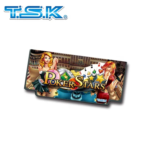 Lucky Star :TSK Taiwan Arcade Video Poker Slot Game Machine