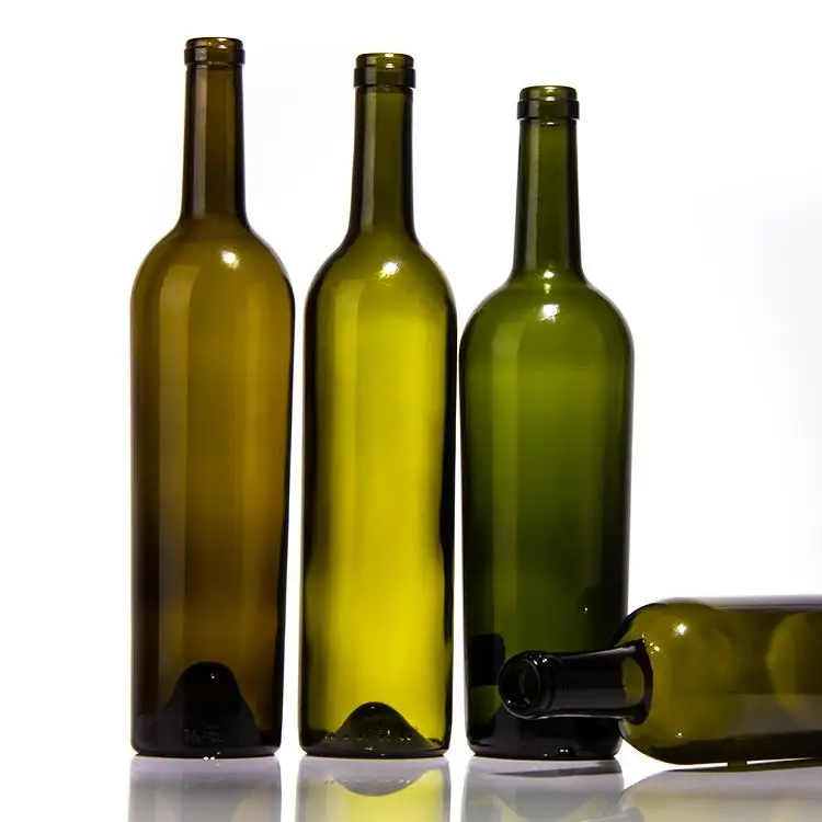 Red Wine Glass Bottle Manufacturer 1500 Ml 1.5 L Large Capacity  French Green Magnum Glass Wine Bottle