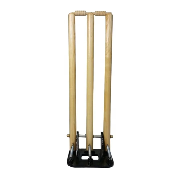 Cricket Spring Back Wicket stumps  Reverse Back Cricket Wooden Stumps