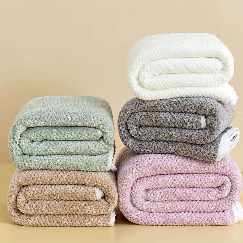 Multifunctional Office Lunch Break Shawl Blanket High Density Water-absorbent Coral Fleece Towel