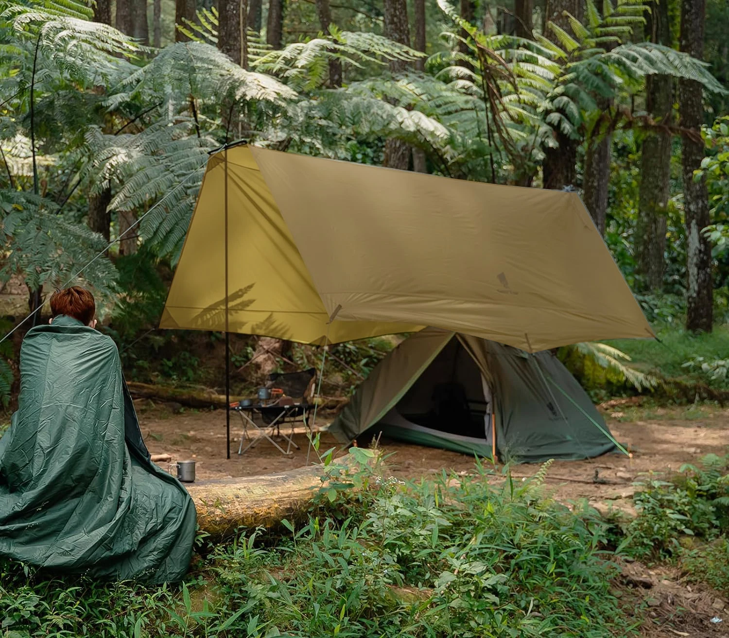 Кленовая уличная складная палатка для кемпинга с защитой от дождя и УФ-защитой