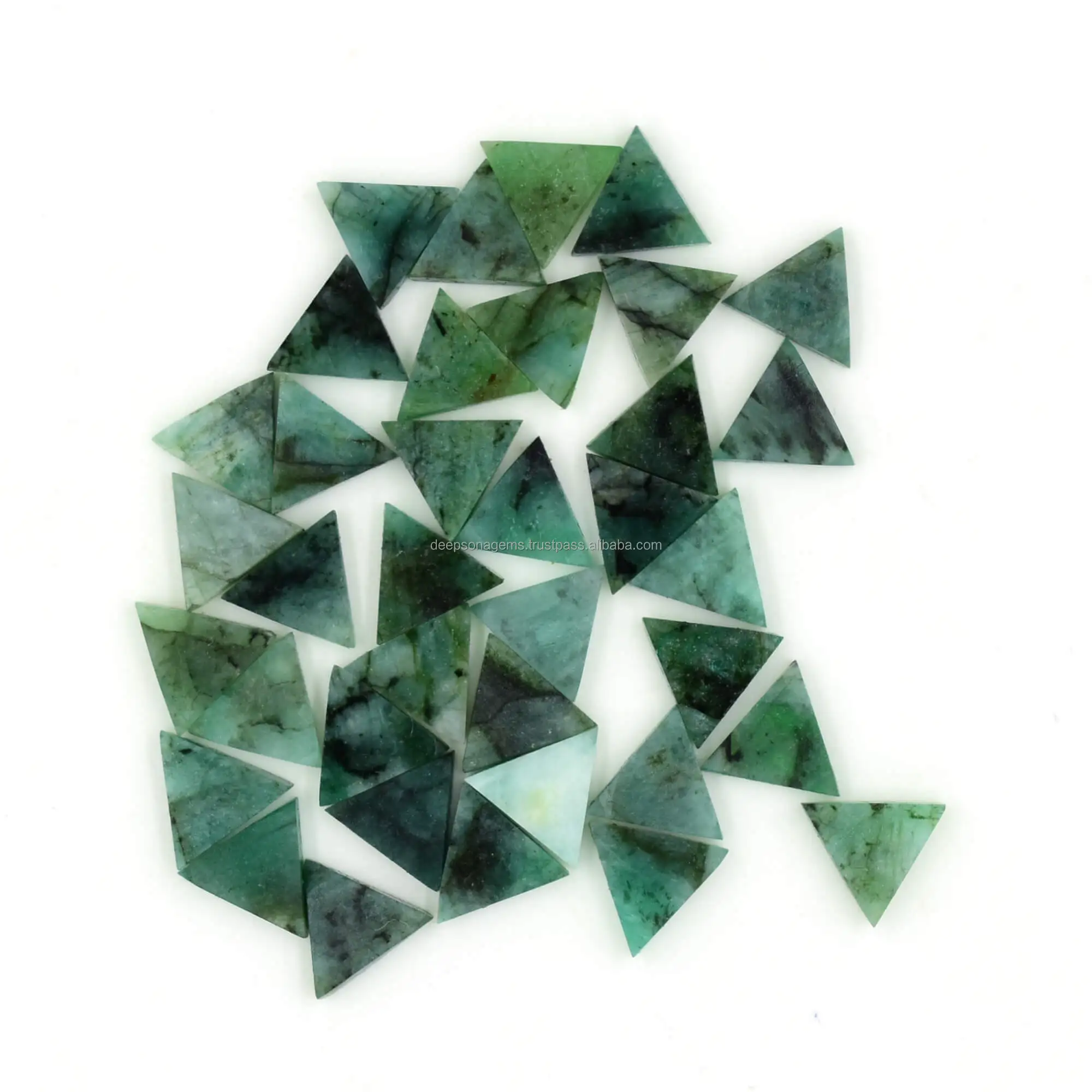 Natural Emerald Flat Disk Slices, Smooth Flat Gemstone Slices For Jewelry, Small Fancy Gemstone