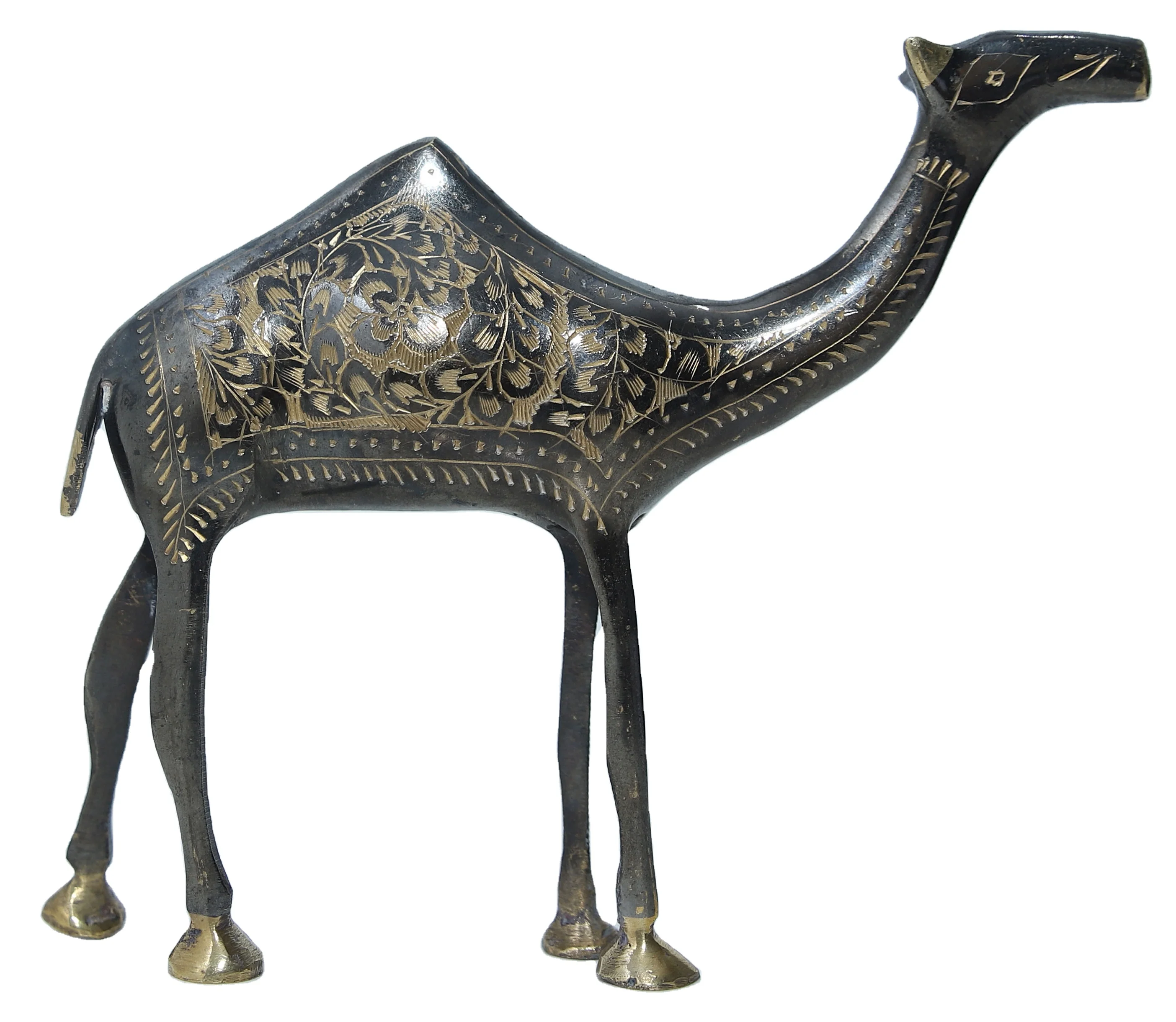 Factory Price metal reindeer sculpture small home decorative sculpture nice metal animal figurines