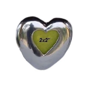 HEART SHAPE POLISHED ALUMINIUM PHOTO FRAME PERSONALIZED PHOTO FRAME GIFT PHOTO FRAMES MANUFACTURER