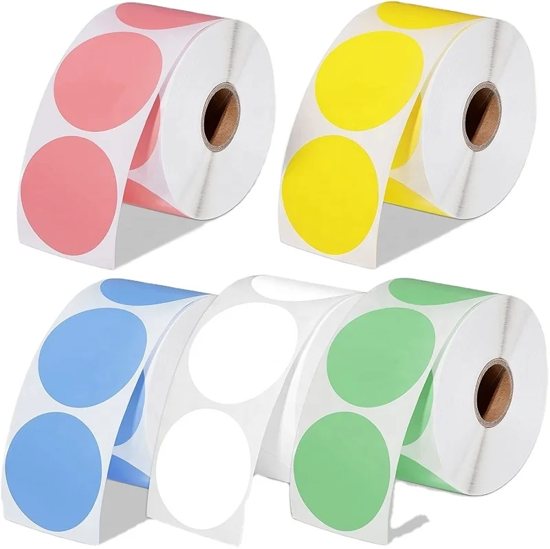 Factory Direct Self Adhesive Thermal Paper Label Sticker Jumbo Rolls for Label Maker Worldwide