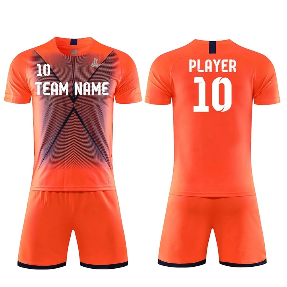 Sublimation Football Jerseys Soccer Jersey Kids Quick Dry Football Jersey Soccer Uniform customized