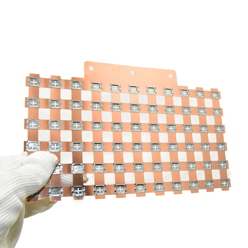 WELLGO Bimetallic Pure Copper Earth Busbar Copper Trail Busbar 2000A Nickel Plated Steel Strip 18650 32650