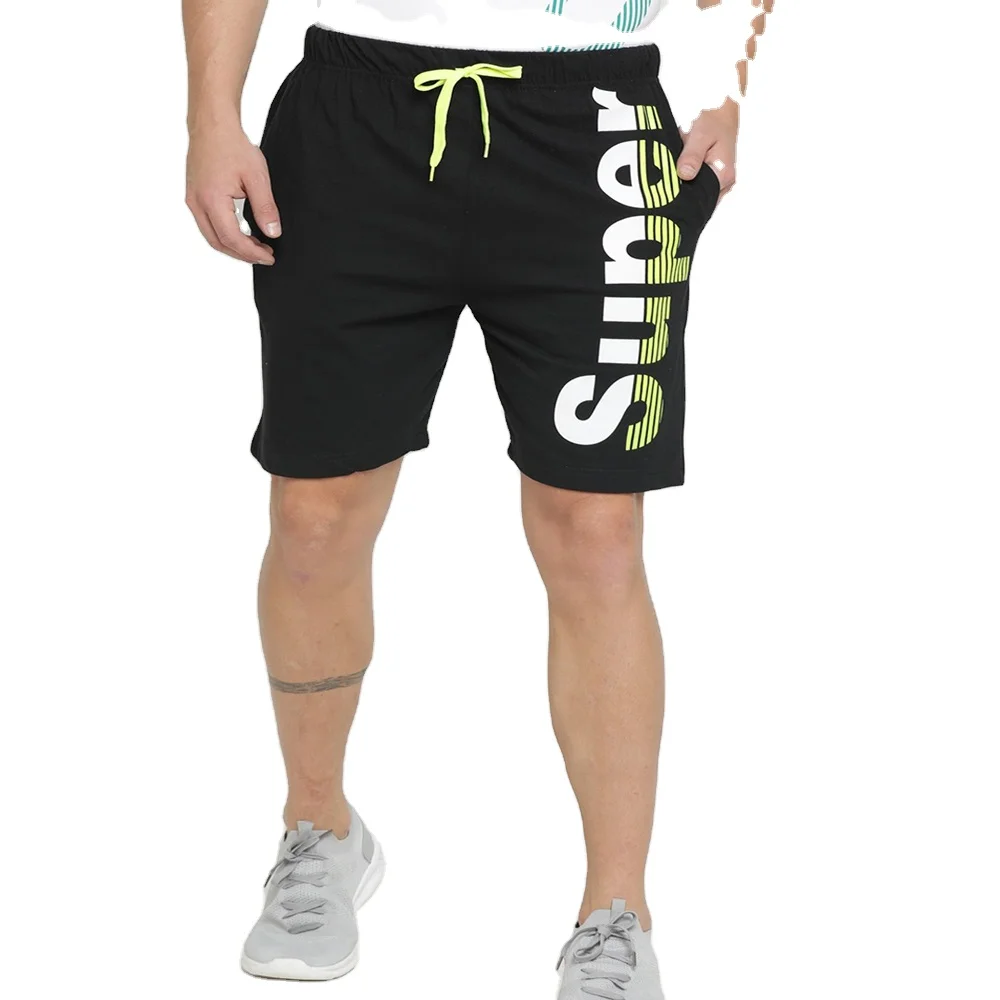 Wholesale High Quality Mens Gym Shorts with Custom Logo Design Cotton Shorts