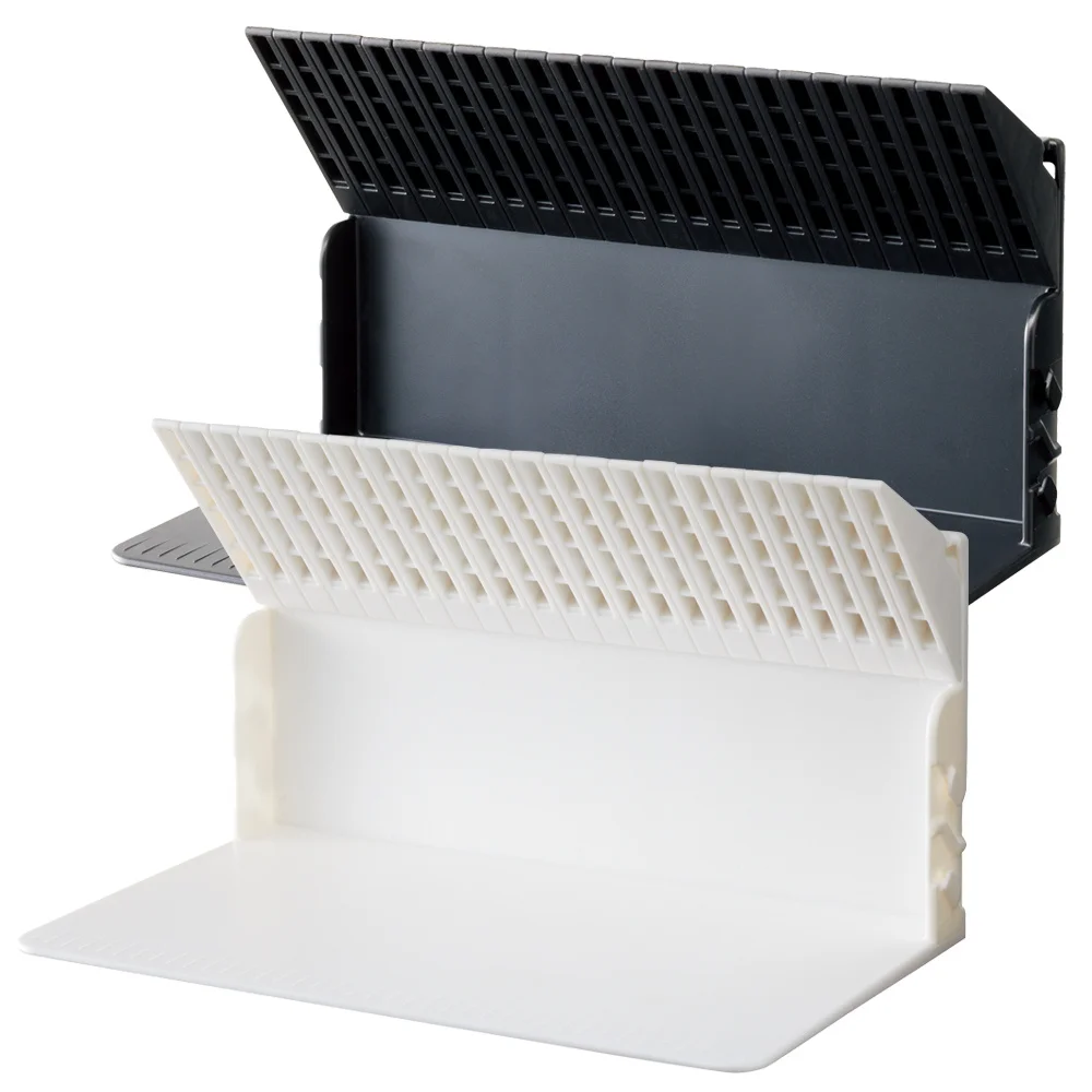 FirmBookEnd Japanese Design Desk Storage Organizer Standard Size Connectable Bookend & Magazine CD Holder for Office Home Use