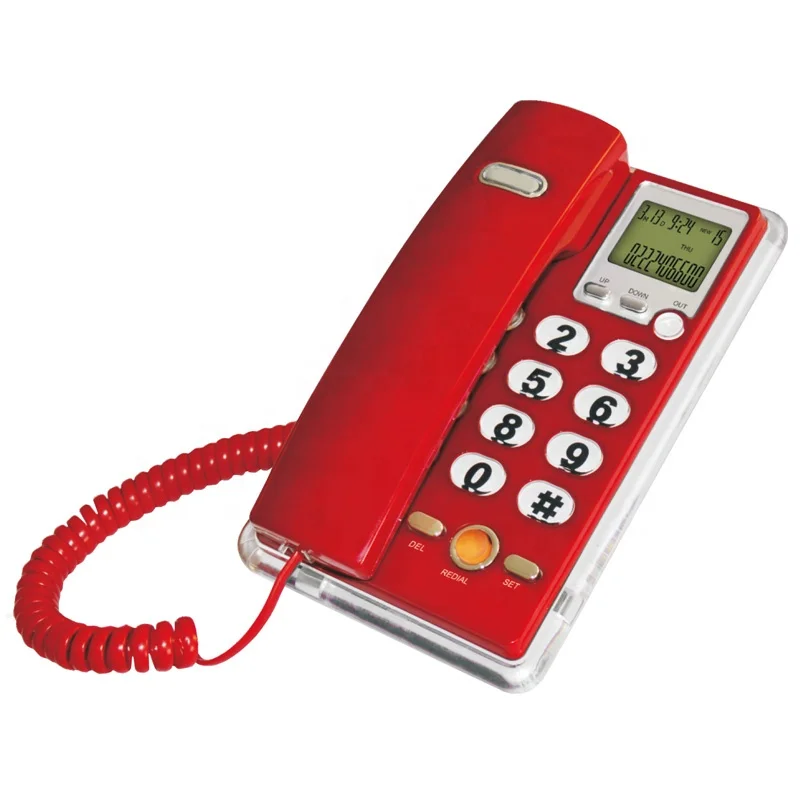 Wired Phone Caller ID Telephone compatible with PBX