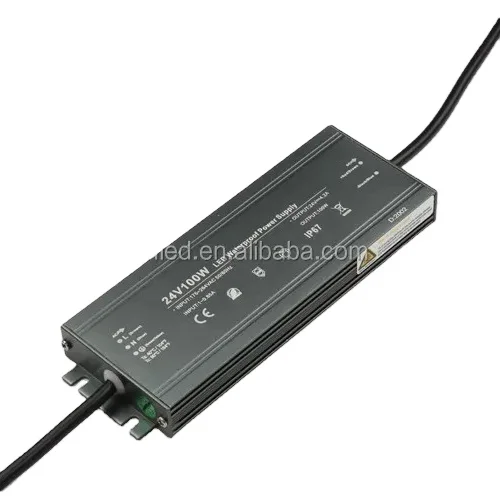 Outdoor LED Power Supply P67 Waterproof  Dual Output 12v/24v 24w/60w/100w/150w/200w/250w LED Driver for Outdoor LED Lighting