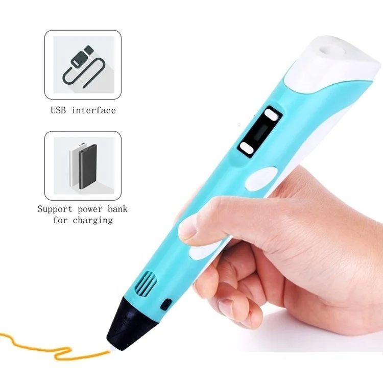 3d Pen 2022 New Product Christmas 3d Printer Pen Gift Mini  Drawing Printer With 3d Printing Pen