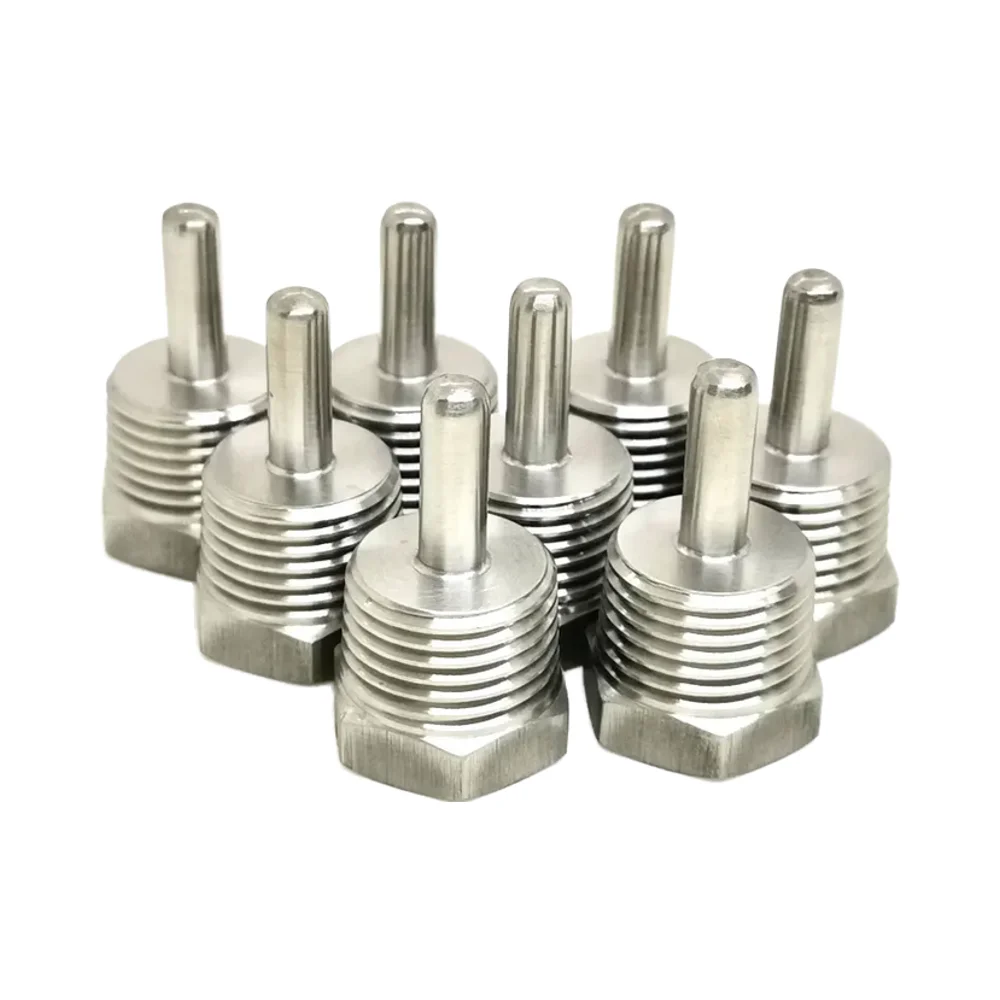 Stainless Steel 316 Water Sensor Housing with Hex Thread Screw Machining Services Product