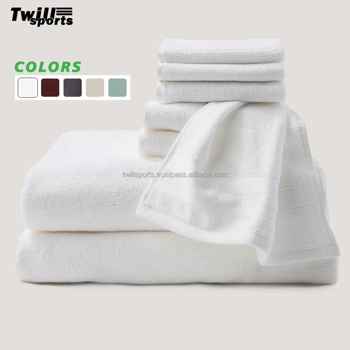 Роскошные полотенца 5-звездочные гостиничные качественные 100% хлопковые спа-полотенца с индивидуальным логотипом банные сделанные в Пакистане