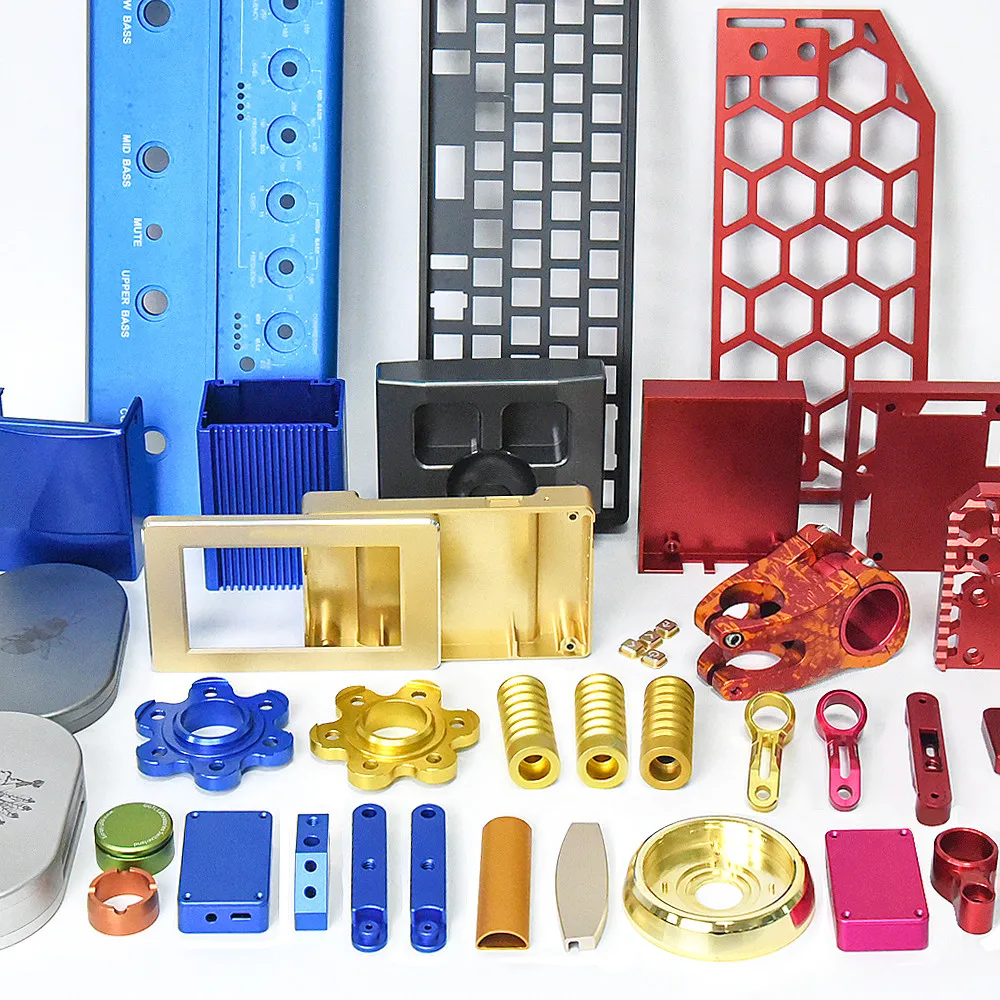 machining cnc milling 5 axis service aluminium china parts manufacturer bicycle precision customized anodized color turning part