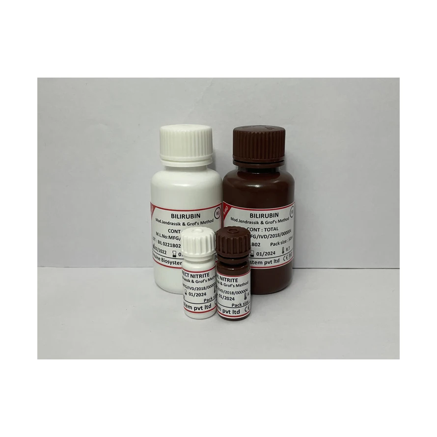 Highly Recommended Best Quality Laboratory Diagnosis Ready to Use Clinical Chemistry Reagent Bilirubin Test Kit Set - 2x100 ml