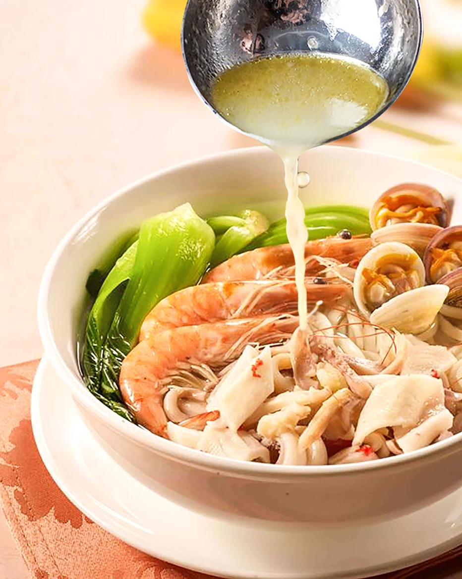 Delicious Seafood Instant Soup from Malaysia Made with Premium Ingredients, Infused with Rich Seafood Aroma