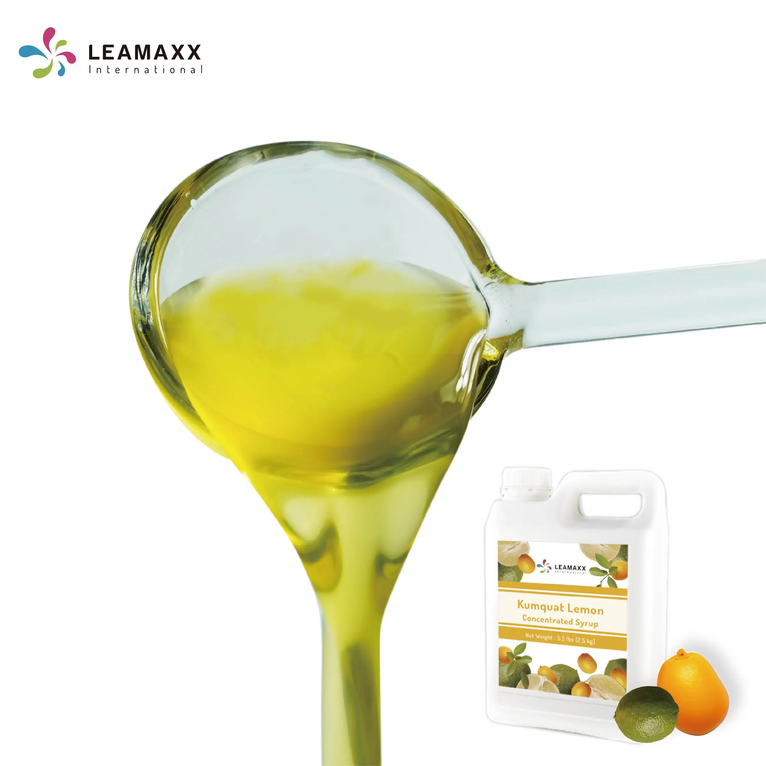 Leamaxx New Product Concentrated Syrup Kumquat Lemon Flavor Fruit Syrup for bubble tea shop wholesale Supplier