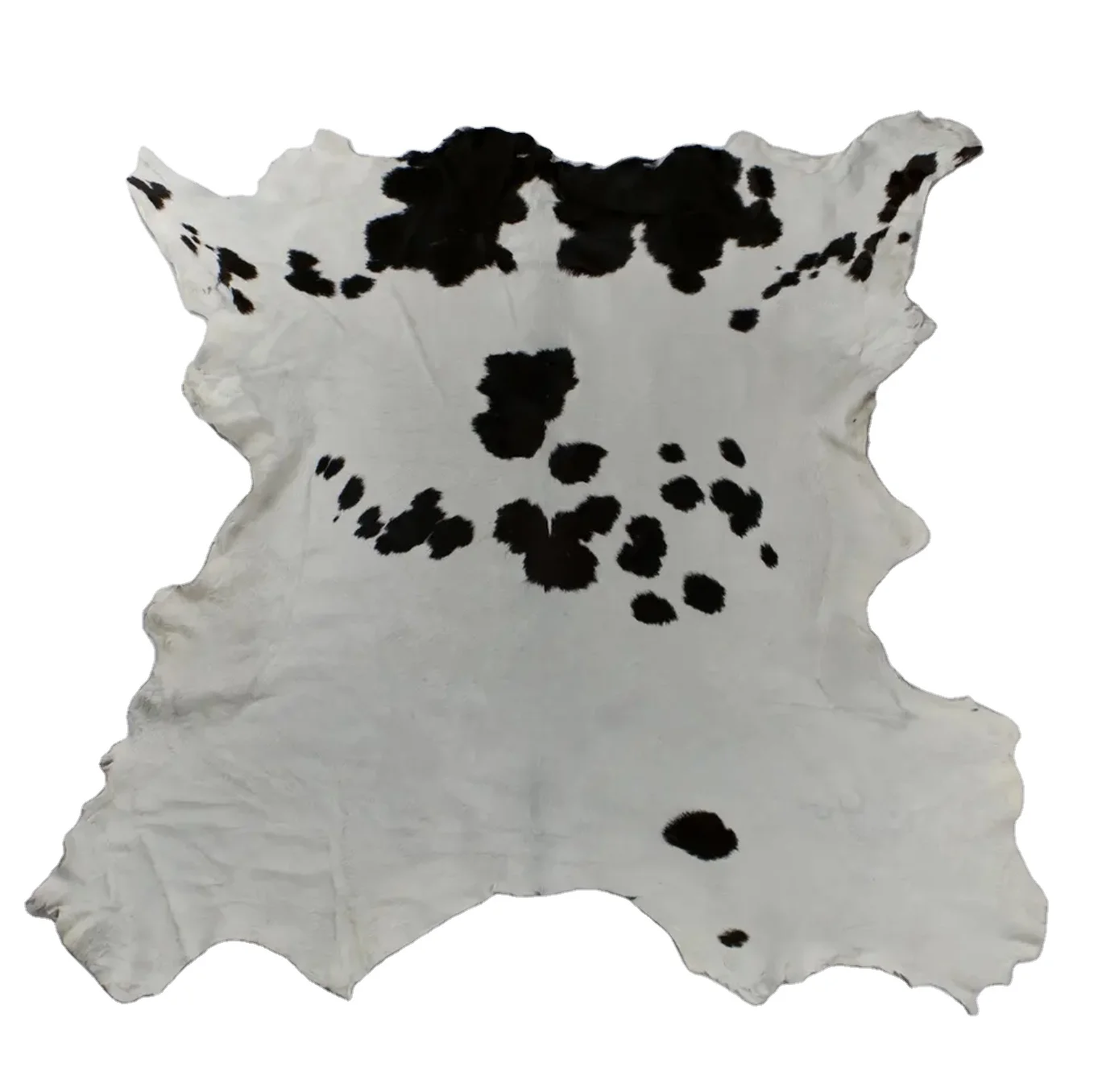 Luxury genuine cowhide leather material with hair on for upholstery sofas purses toiletry bag vest apparel