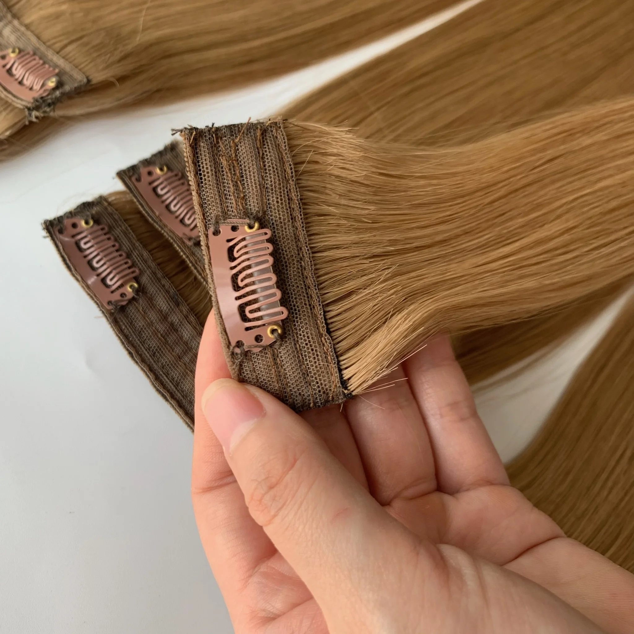 Wholesale Price From Az Hair Factory 100% Human Hair Raw Vietnamese Clip In Hair Extensions