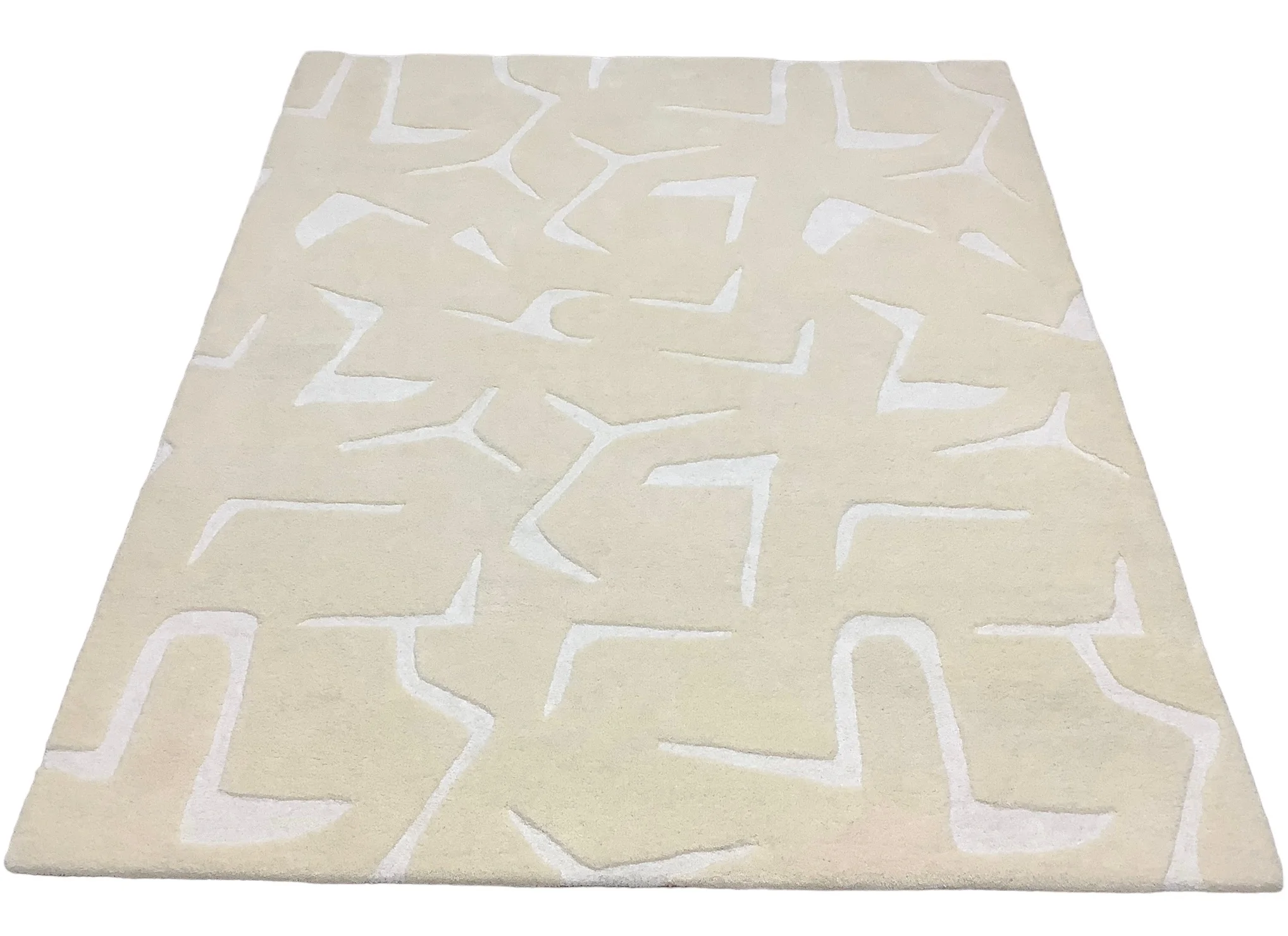 Luxury Hand Tufted Rug for Living Room I Woollen Fluffy Soft & Cozy Rug for Bedroom I Antislip Feature Rug