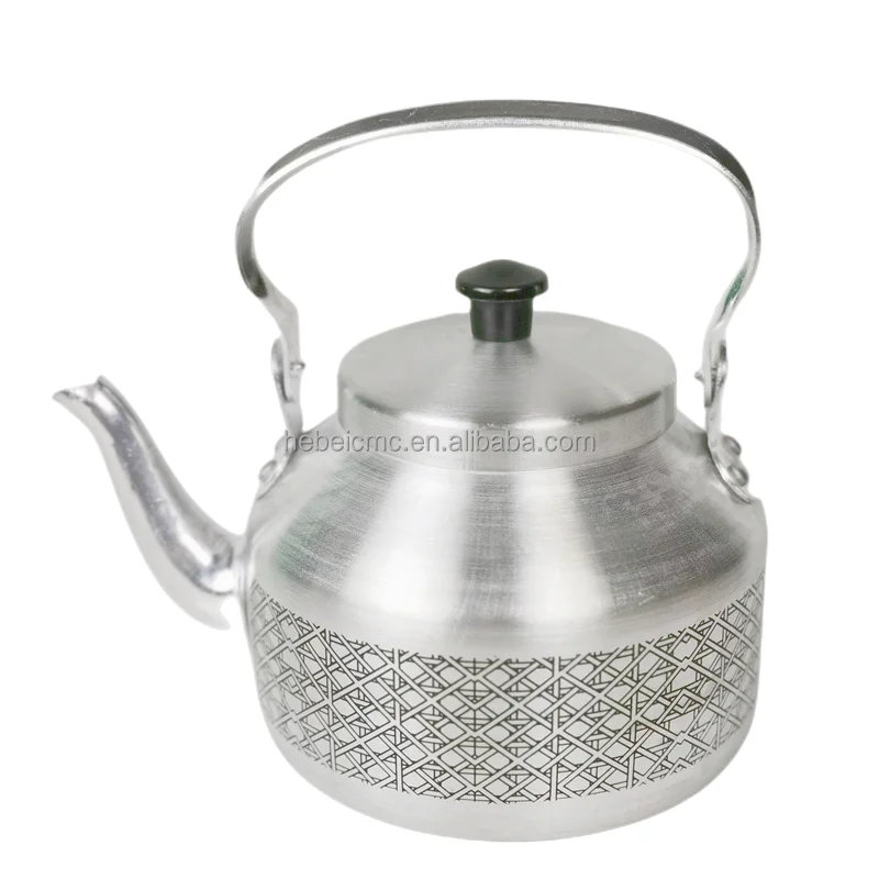 India high quality camping aluminum kettle manufacturers supply teapot whistle teapot long mouth aluminum whistle kettle