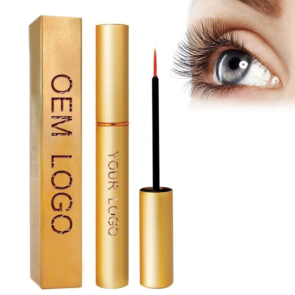 Private Label UK 100% Organic Mascaras Eyelash Enhancer Eyebrow Growing Eye Lash Growth Serum