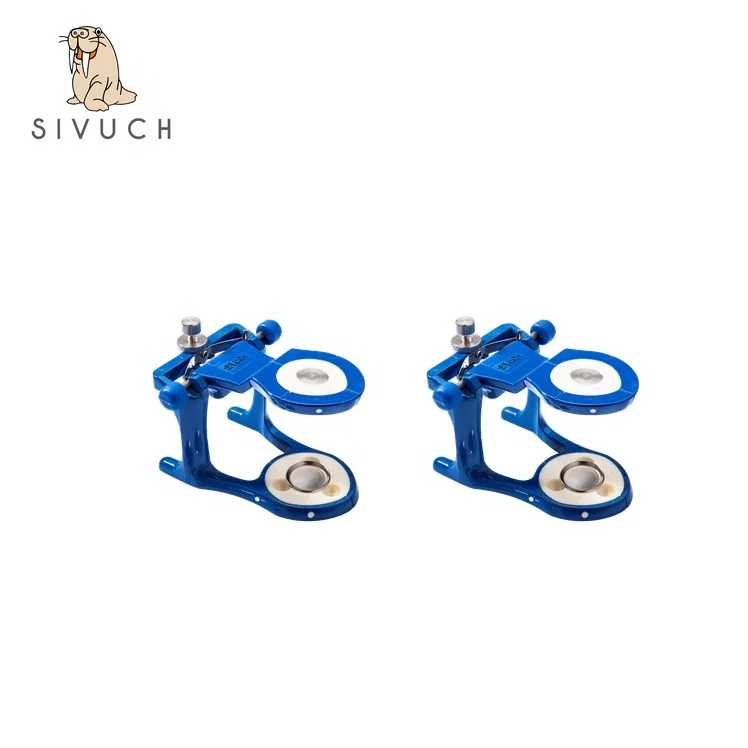 Blue metal magnetic no holding pins articulator dental