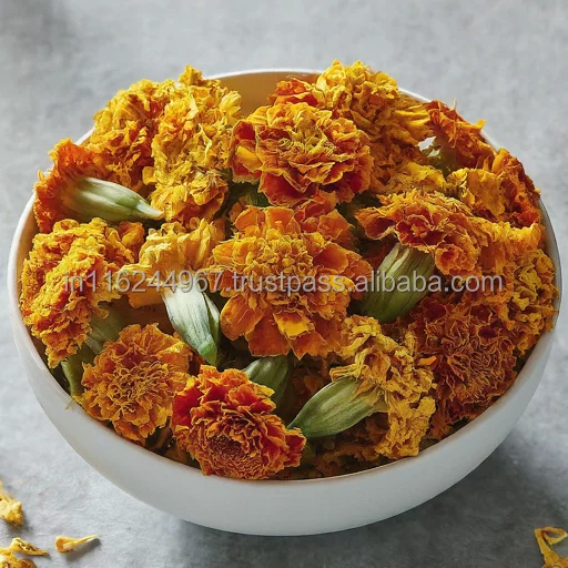 Most Selling Ornamental Plants Artisan Dried Marigold Flower Collection Available at Wholesale Price from India