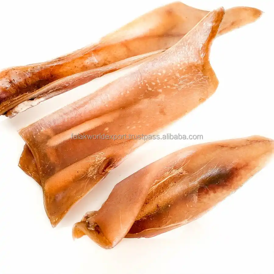 High Quality Natural  Buffalo Ox Pet Food Dried Ear Best Quality For Dog Pet Food 100% Natural Use Home And Farmhouse From India