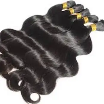 Virgin Remy Temple Donated Human Hair Bulk Supplier From India Hair Vendor