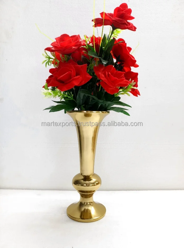Nordic minimalist style metal Flower vases modern centerpiece vase for flowers creative home decor in wholesale price