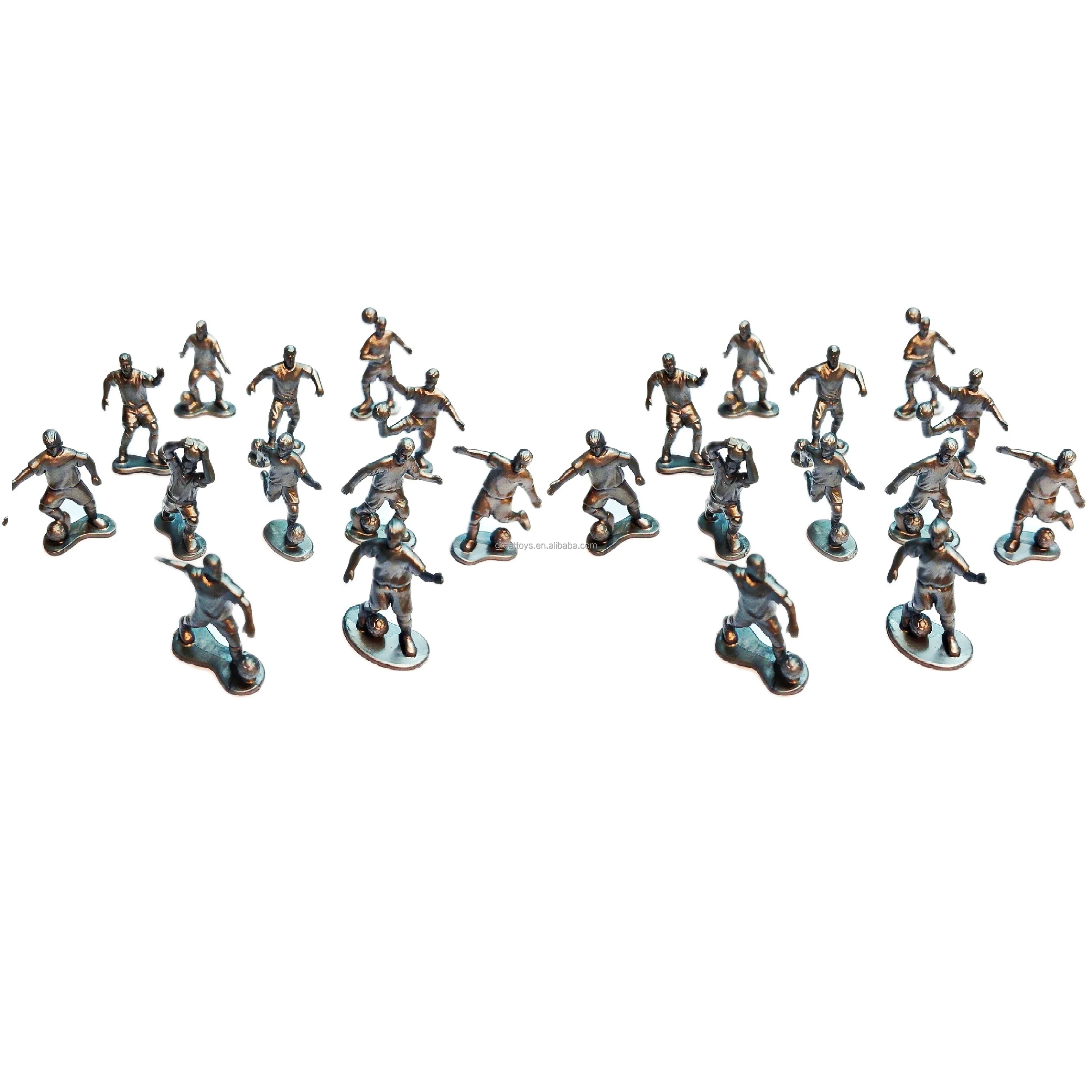 Soccer Football Player Action Figure Guys Mini Toy Figurines for Open Play Dioramas Cake Toppers Party Decoration