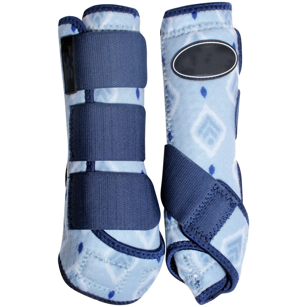 Таможня напечатала с собственным напечатанным логотипом лошади летают ботинки ступить защитного кожуха набор из 4 обертывания ног спортивные Верховая езда Fly сапоги наборы для ухода за кожей