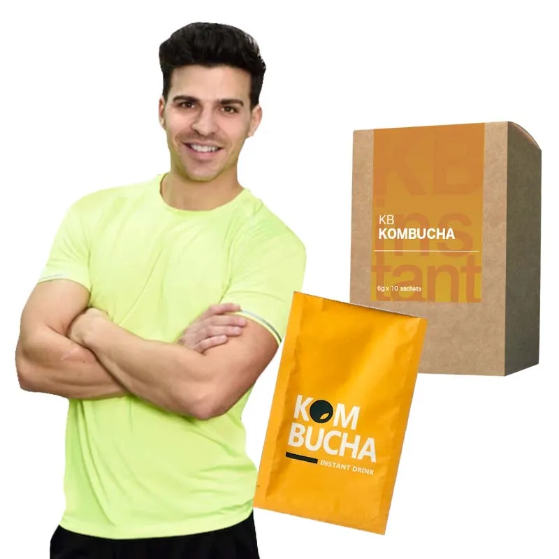 Natural kombucha powder detox enzyme drink slim tea beauty skin care OEM ODM available