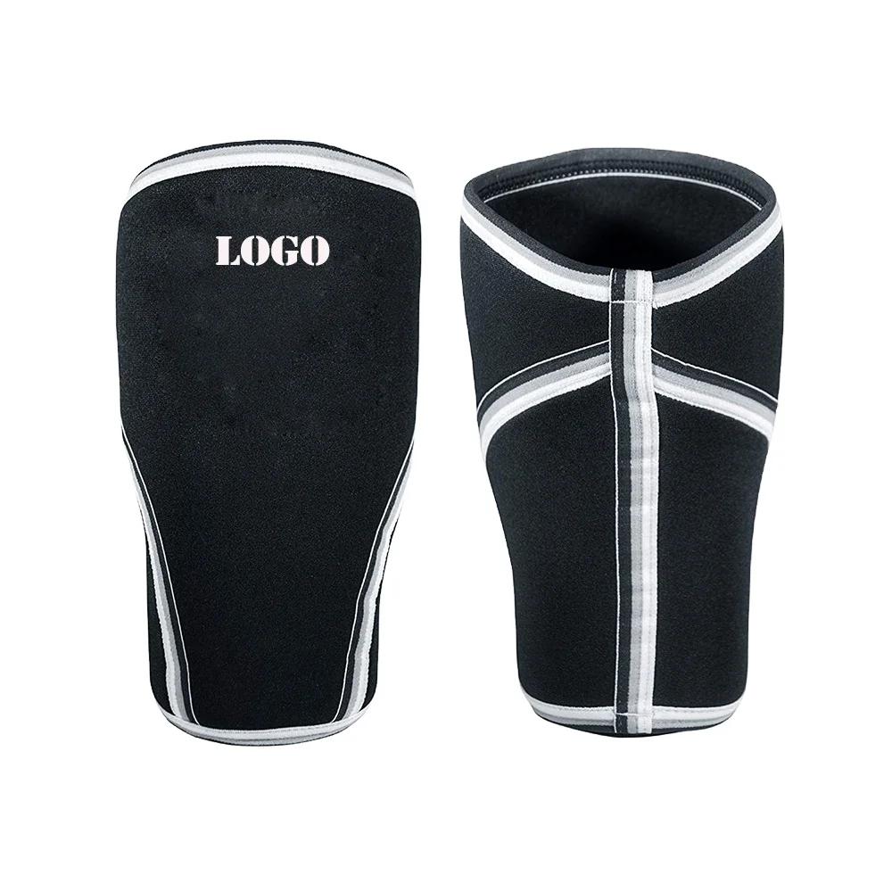 Neoprene Knee Sleeves 5 mm Neoprene Perfect Support for Cross fit Weightlifting Power lifting