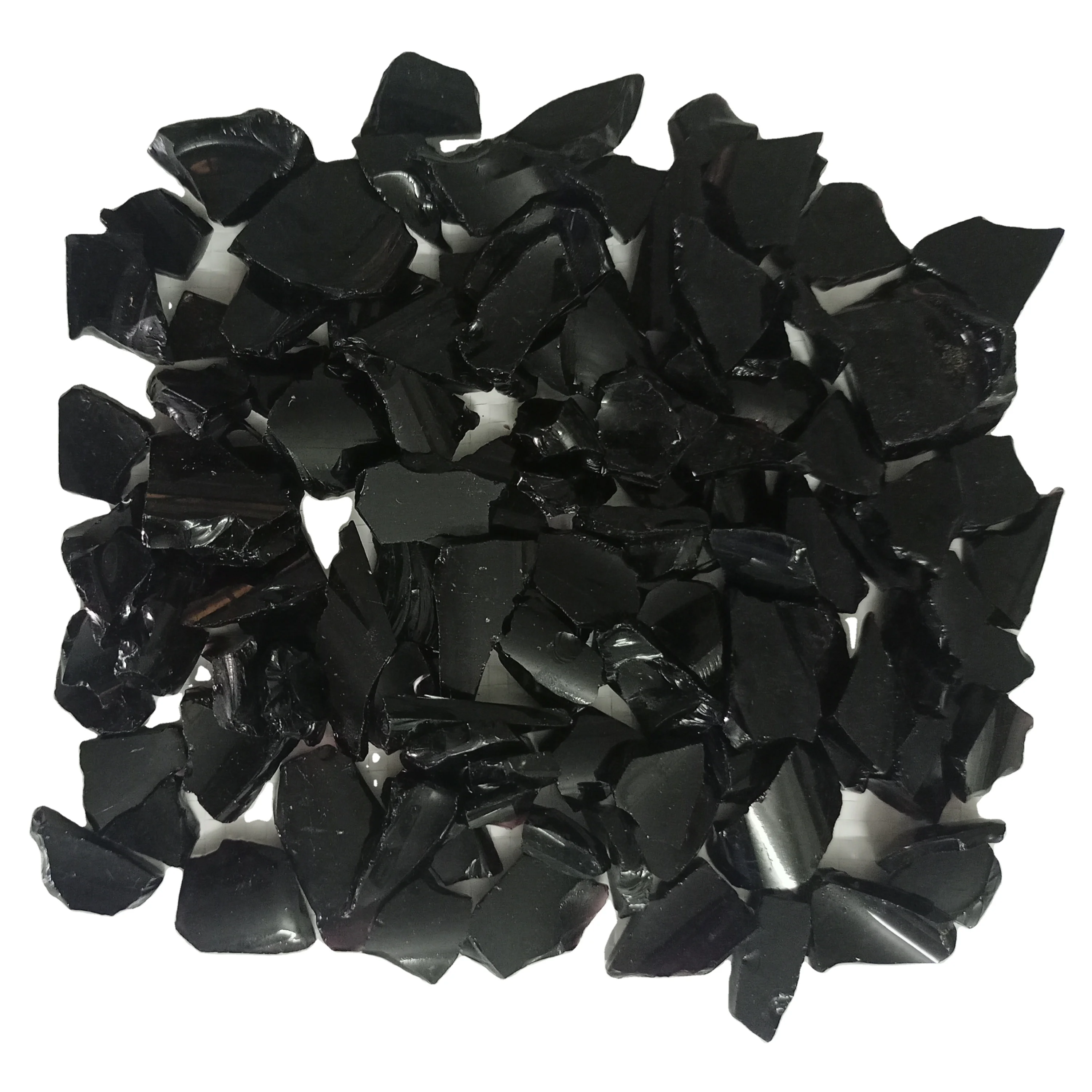 Mix Colored Recycled Glass Chips for Terrazzo Flooring and Exterior Decoration