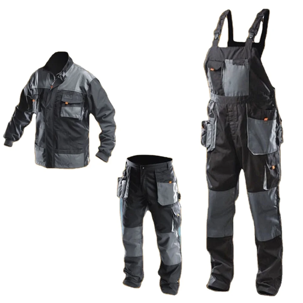 Work Clothes Men Mechanic Coverall Overalls Workwear Jacket Pants Trousers Construction Safety Working Scrubs Uniforms Suit
