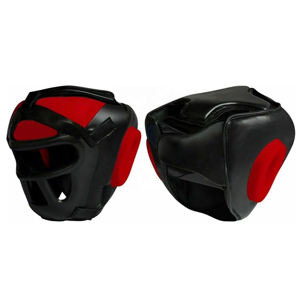 MMA Boxing Protector Head Guard UFC Wrestling Helmet Head Gear Synthetic Leather Custom Made Professional Boxing Head Gear