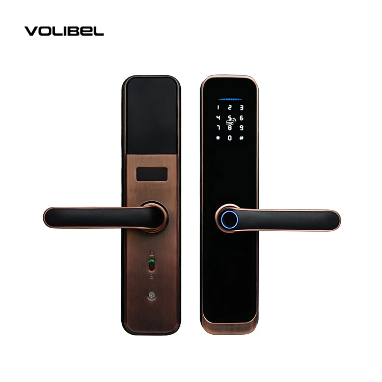 Volibel Wifi Tuya App Intelligent Lock Electronic Biometric Fingerprint Digital Smart Door Lock
