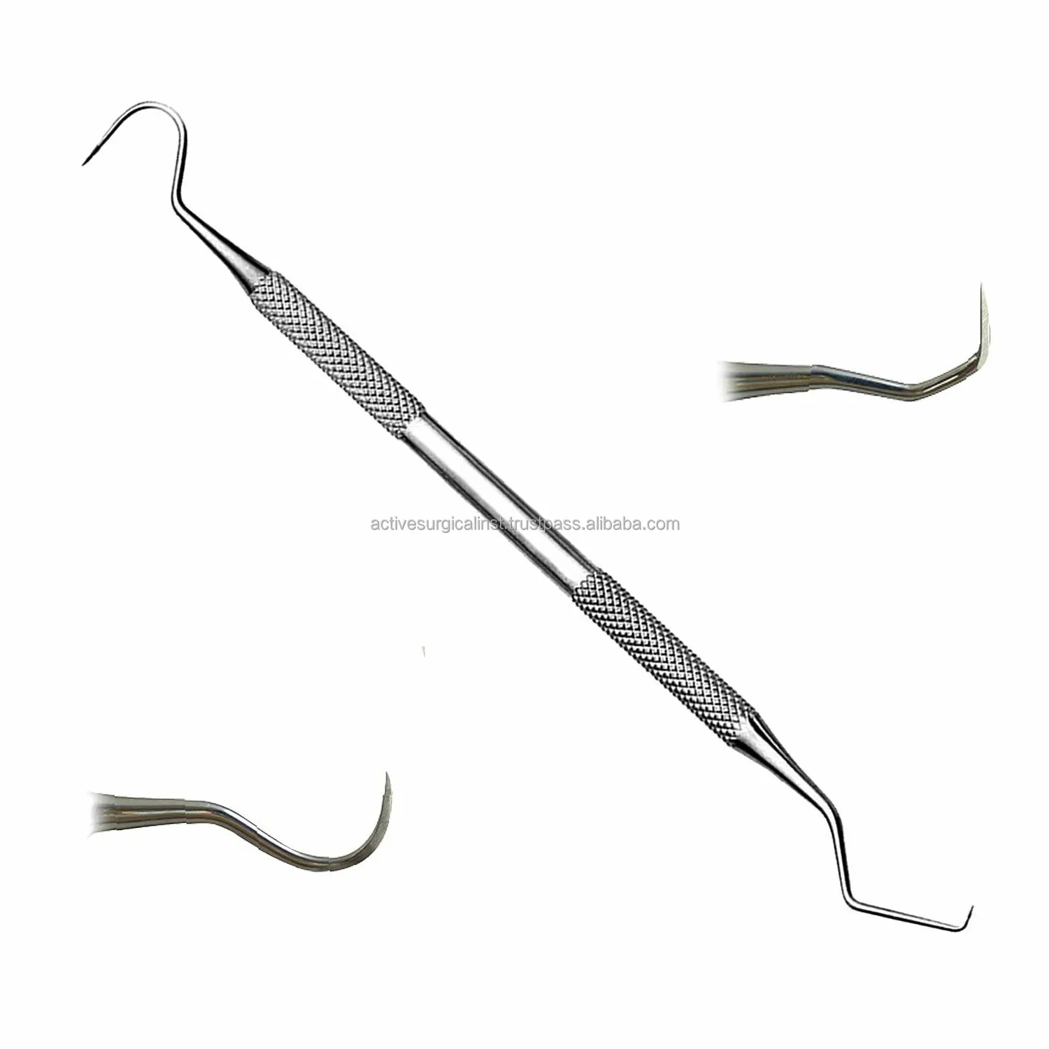 Factory Wholesale Dental Examination Basic Kit / Stainless Steel Surgical Hygiene Dental Tool Kit Set of 3 Pcs Autoclavable