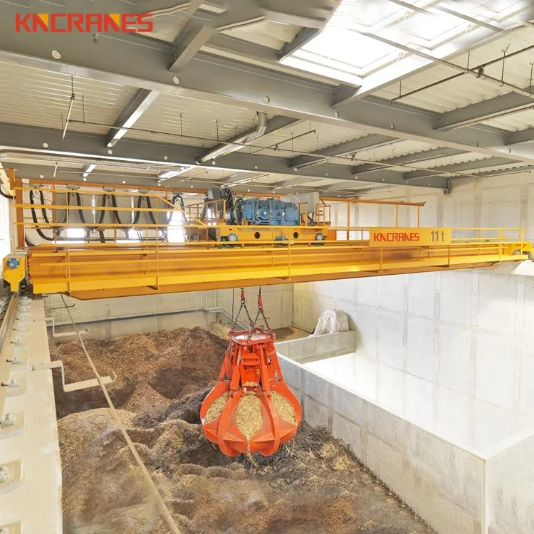 20 ton 32 ton 200 ton 250 ton 400 ton Double Beam Overhead Crane With Grab