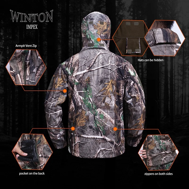 New Ghillie Suits Most Woodland Cheap Hunting Jacket Light Weight Popular Adults Camo fabric Camouflage Sniper Ghillie Suits