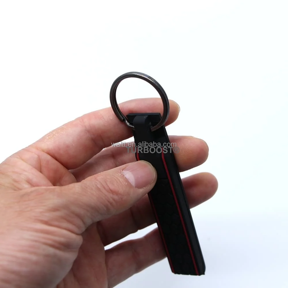 High Quality TURBO LOGO Silicon Keychain Car Fans Gifts