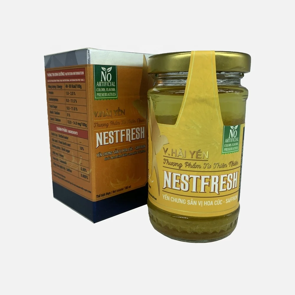 Птичье гнездо NESTFRESH, смешанное с ромашкой и шафраном, высокое качество
